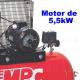 Compresor de aire MPC de 7,5 CV trifásico SNB30075