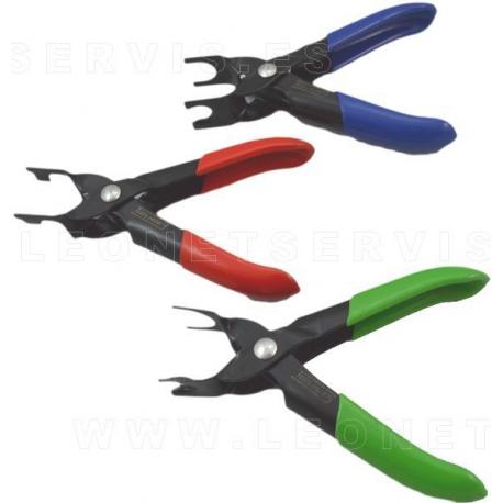 Juego de alicates para conectores de tubos de combustible