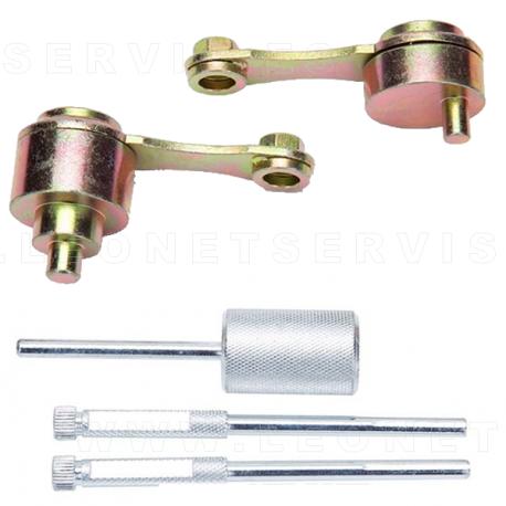 Conjunto de reglaje diésel  Land Rover, Jaguar, Citroen, Peugeot 2.7D, 3.0D con correa