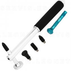 Martillo de aluminio con accesorios para reparación de abolladuras