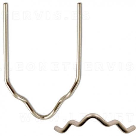 Grapas para soldadora en forma de V