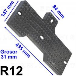 R12 taco de goma para desmontadoras Lincos, Twin Busch, RSF, Prestige Lift, Unite...