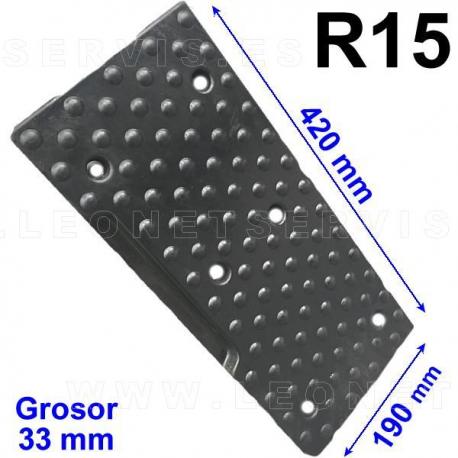 TR15 taco de goma para desmontadoras ATH, Sice, Fog, Konigstein (EVYRAN), Bosch, Hunter...