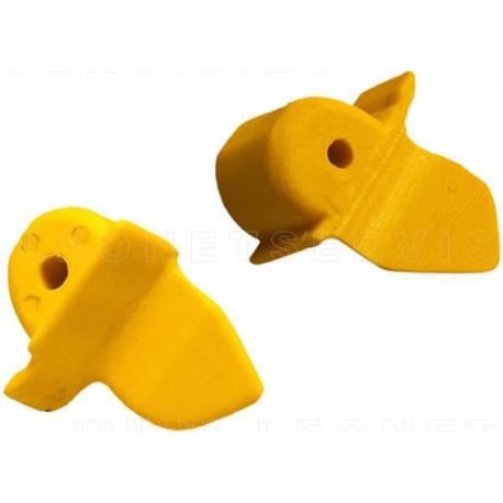 Protección para uña de acero de desmontadora