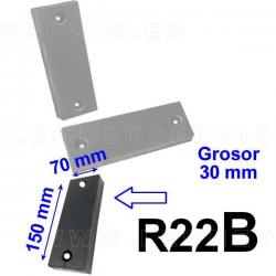 R22 taco de goma para desmontadoras Butler, Ravaglioli, Hunter...