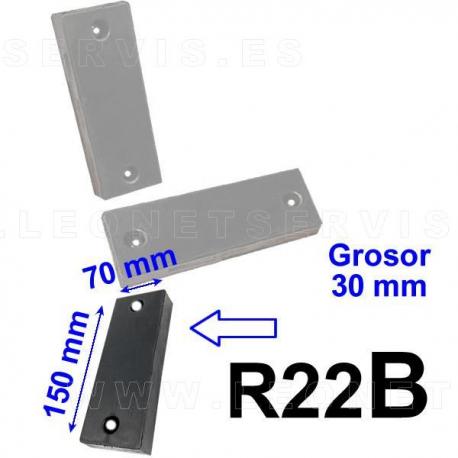 R22 taco de goma para desmontadoras Butler, Ravaglioli, Hunter...