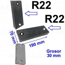 R22 taco de goma para desmontadoras Butler, Ravaglioli, Hunter...