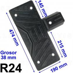 R24 taco de goma para desmontadoras Sicam, Bosch, Sice, Beissbarth...