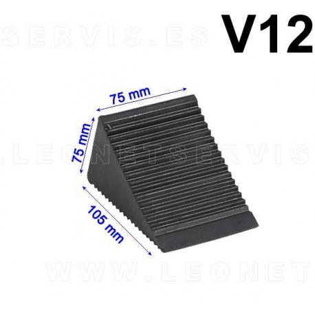 V12 Calzo de rueda, en goma, para turismos