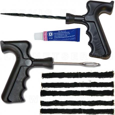 Kit de reparación de pinchazos turismo