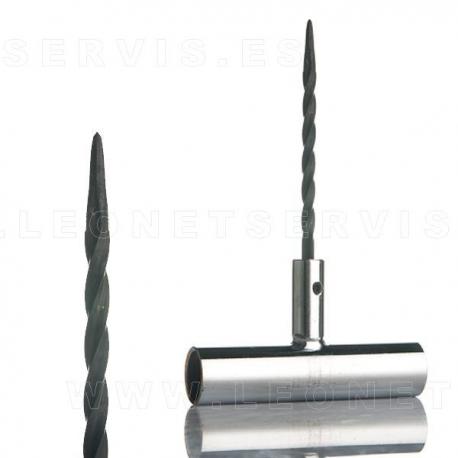 Útil metálico para perforar en el pinchazo