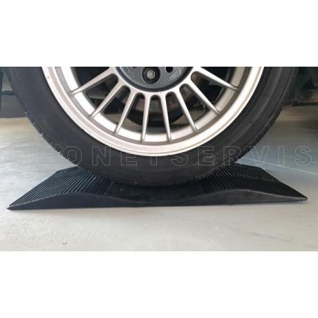 V10 Plataforma de descanso para neumáticos,  en caucho, para turismos, caravana, furgón y 4x4