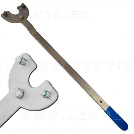 LLave para sujetar el cigüeñal en motores grupo VAG  1.0, 1.2 y  1.4 TSi de gasolina