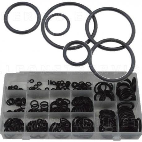 Surtido de juntas tóricas con 225 piezas