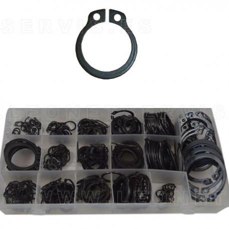 Surtido de circlip externos, 300 unidades