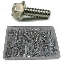 Surtido de tornillos prisioneros, 200 piezas