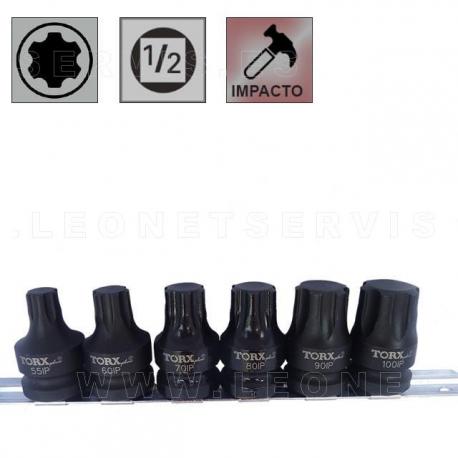 Juego de 11 puntas cortas Torx Plus Inviolable en vaso de 1/2