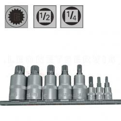 Juego de 11 puntas cortas Torx Plus Inviolable en vaso de 1/2