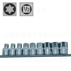 Juego de 9 puntas largas Ribe en vaso de 1/2