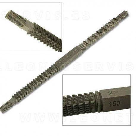 Lima de rosca interior/ exterior 0,8 - 3,0 mm