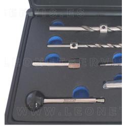 Conjunto para reparar rosca del tornillo sujetador del inyector en Mercedes CDI