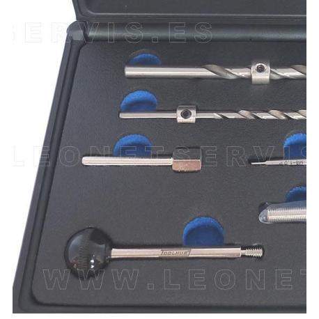 Conjunto para reparar rosca del tornillo sujetador del inyector en Mercedes CDI