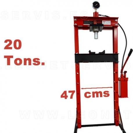 Prensa hidraulica de 12 toneladas con soporte