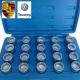Juego de vasos para tornillos antirrobo VW Touareg y Porsche, 20 piezas