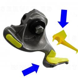 Protección interior para la uña UNIVERSAL de acero de moto y coche, 5 uds.