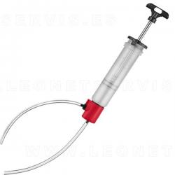 Bomba o jeringa manual mara transvase de liquidos, 500cc