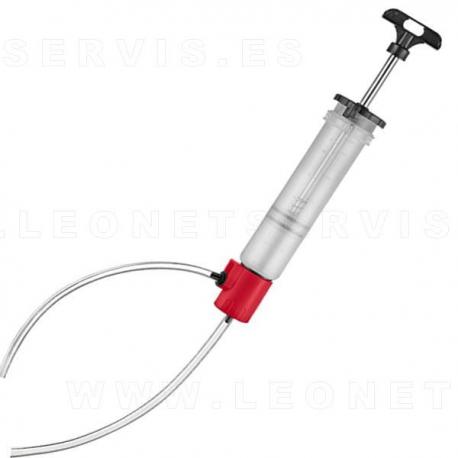 Bomba o jeringa manual mara transvase de liquidos, 500cc