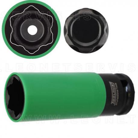 Vaso especial de 21 mm para tornillos de ruedas de KIa y Hyundai