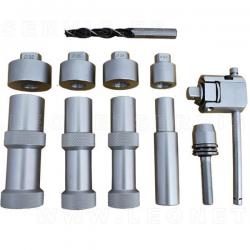 Kit de brocas de corona para instalar sensores de aparcamiento en paragolpes