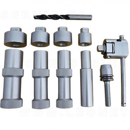 Kit de brocas de corona para instalar sensores de aparcamiento en paragolpes