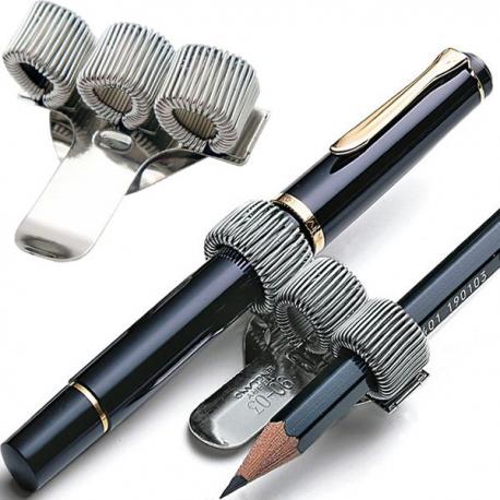 Pinza soporte para 3 bolígrafos