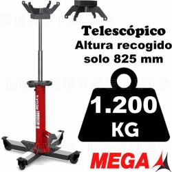 Gato de foso telescópico MEGA de 1.200 kilos de capacidad