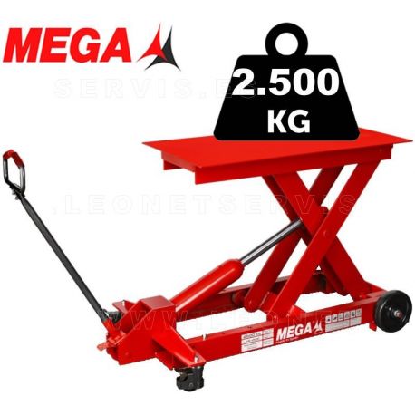 Mesa elevadora MEGA de 2.500 kilos de elevación