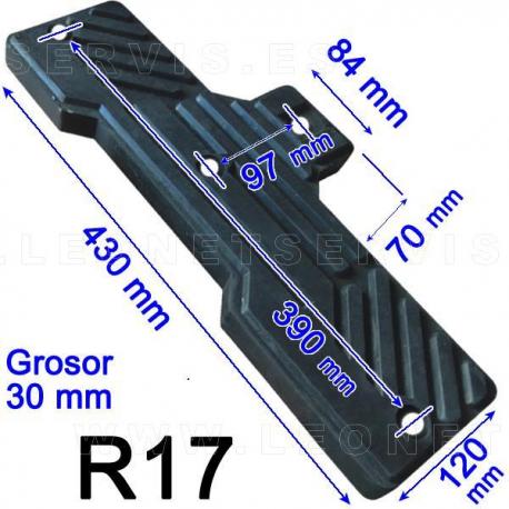 R16 taco de goma para desmontadoras de neumáticos chinas, consultar listado...