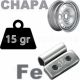 Contrapesa de clip de 5 gr. para llanta de chapa de acero, 100 uds.