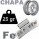 Contrapesa de clip de 5 gr. para llanta de chapa de acero, 100 uds.