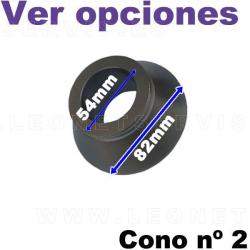 Cono nº 2 de 54-82 mm para equilibradoras de ruedas