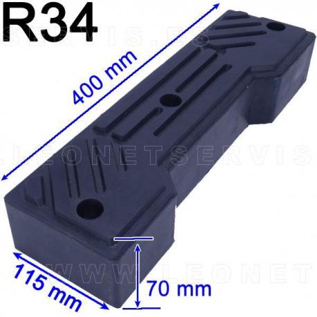 R34 taco de goma para desmontadoras de neumáticos