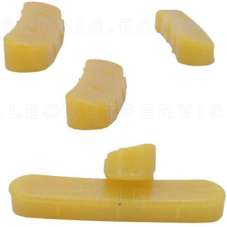 Protección para uña de acero . 5uds