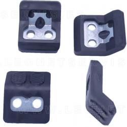 Cubierta para garra de acero para desmontadoras de moto KNR103. 4 unidades