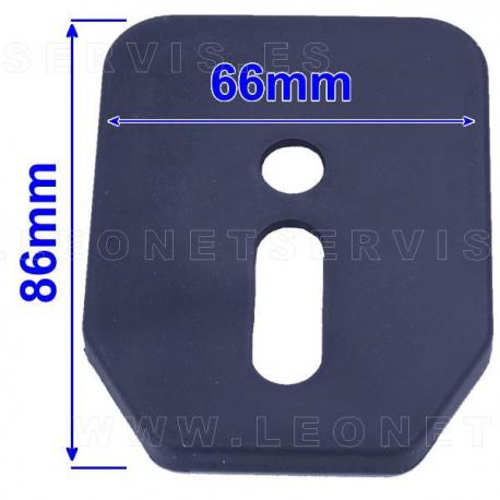 Cubiertas para garras de acero para desmontadoras de moto. 4 unidades