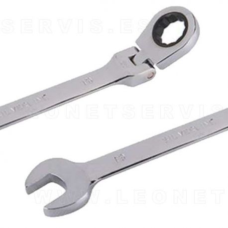 LLAVE COMBINADA DE CARRACA DE CABEZA FLEXIBLE