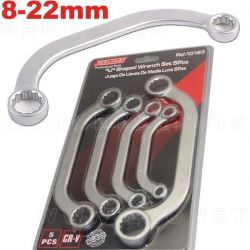 Juego de llaves U, 5 piezas