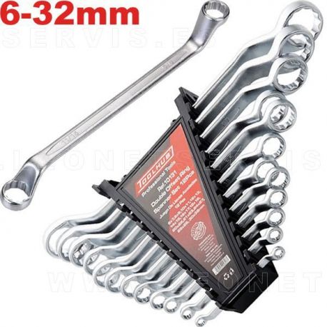 Juego de llaves acodadas, 12 piezas. 6-32mm