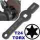 Llave de golpeo E18 TORX para aflojar tuercas de caliper