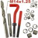 Juego de helicoil para reparación de roscas dañanas